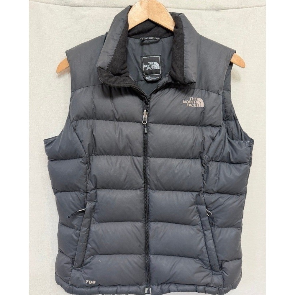 The North Face Nuptse 700 Fill Down Puffer Vest Black Women's Medium